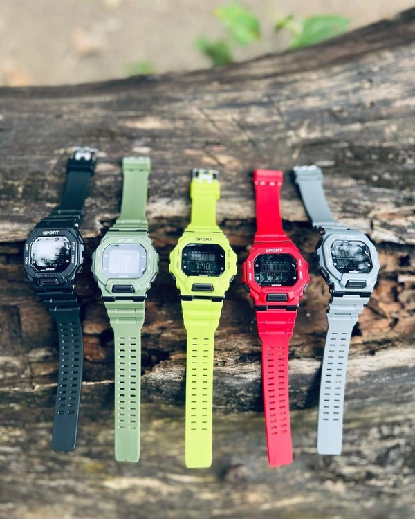 Trending Sports Watches Unisex ( G Shock Copy) - Red