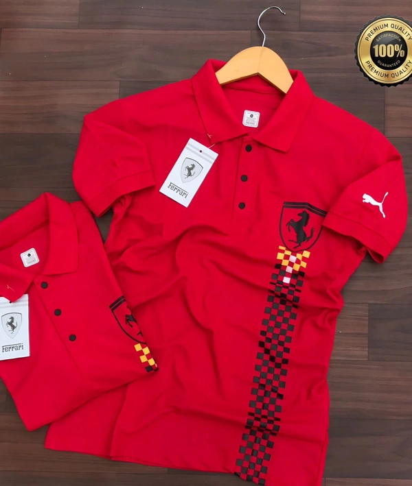 PUMA X FERRARI T SHIRT UNISEX - Red
