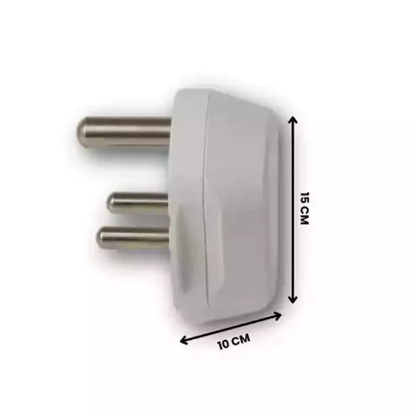 ANCHOR Anchor Super Plug Top 3 Pin , White 6A, 240V