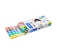 Doms Hexel Ball Pen  - 20 Pieces, Black