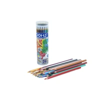 Doms Colour Pencil Round Tin Pack 24 Shades - 