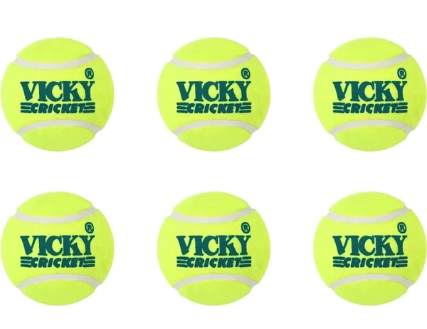 Cosco Cricket Tennis Ball (  Pack of 6 )