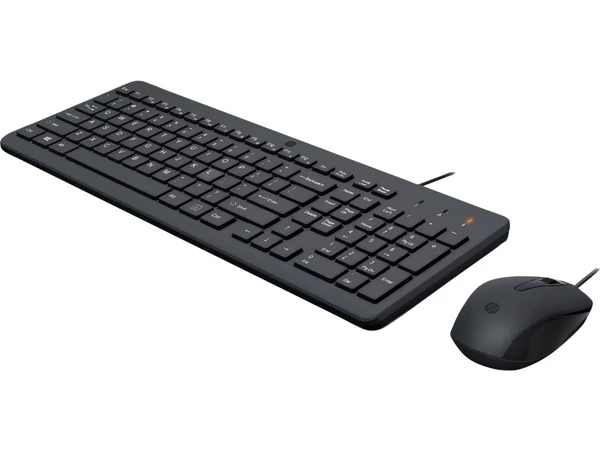 HP 150 USB Wired Chiclet Keyboard & Mouse Combo for Desktop & Laptop