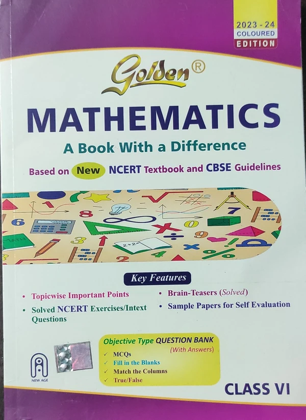 Golden Mathematics A Book With a Difference Class 6