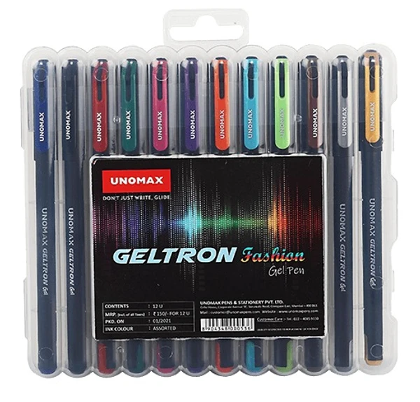 Unomax Geltron Fashion Colour Gel Pen