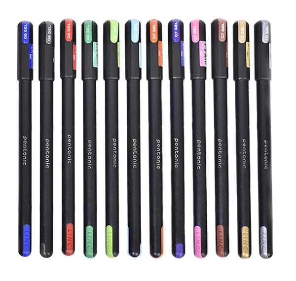 Linc Pentonic Multicolour Gel Pen Set with Hard Box Case