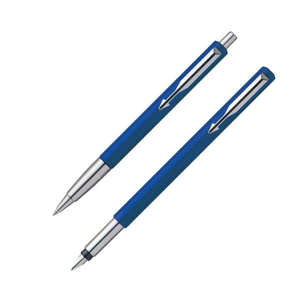 Parker Vector Standard Fountain Pen & Ball Pen Blue Colour Body