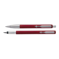 Parker Vector Standard Fountain Pen & Ball Pen Red Colour Body - Blue