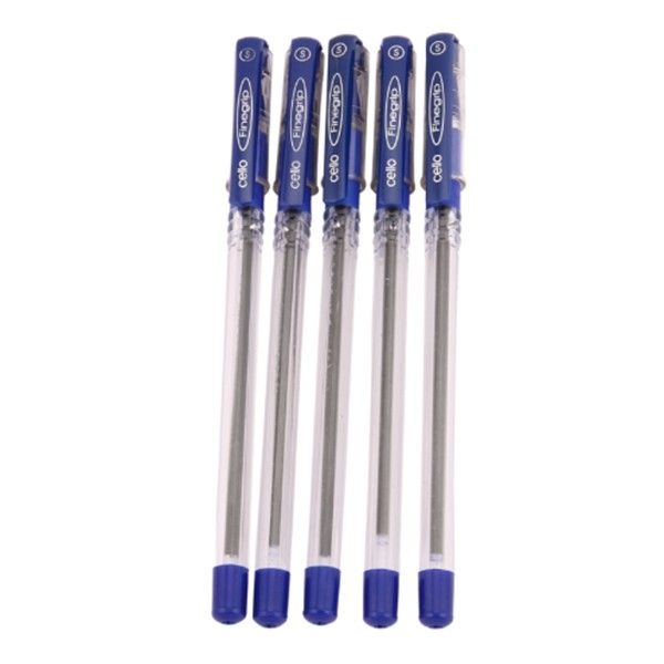Cello Finegrip Ball Pen - 5 Pcs Packs, Blue