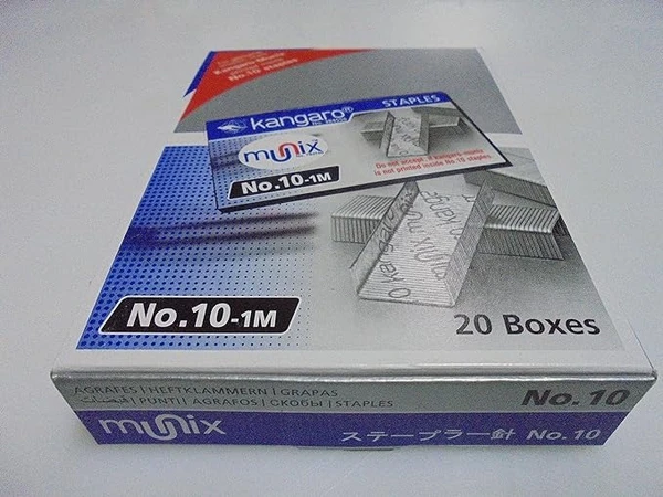 Kangaro Stapler Pin No.10 ( 1 Packs in 20 Boxes )