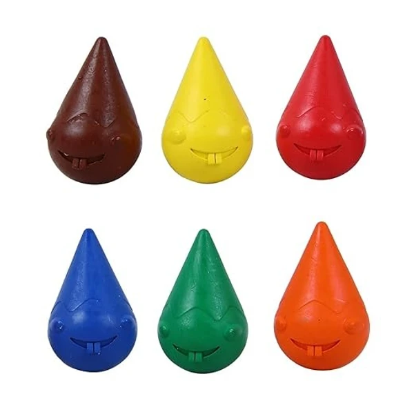 Doms Grippie Crayons 6 Shades