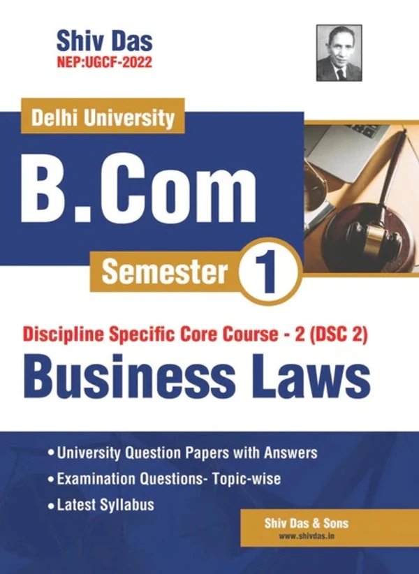 B.Com Prog Semester 1 Business Laws