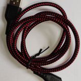 ERD Braided Micro USB Data Cable 1meter Cable Upto 20W Red Colour 