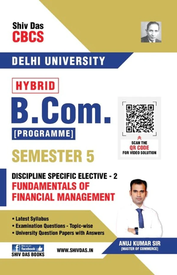 Shiv Dass B.Com. Programme Semester 5 Fundamentals of Financial Management