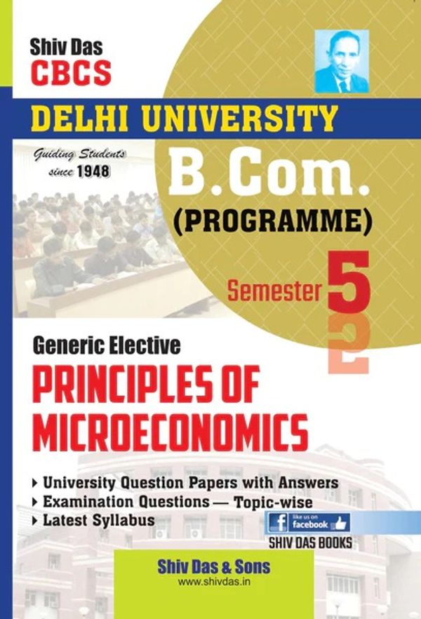 Shiv Dass B.Com. Programme Semester 5 Principles of Miceoeconomics