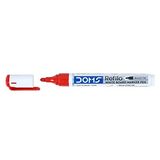 Doms Refilo White Board Marker Pen Red Colour - 10 Pcs Packs, Red