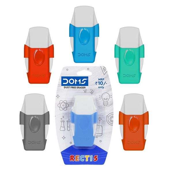 Doms DOMS Recti 5 Dust Free Eraser - 10 Pcs