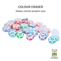 Doms Neon Hex Eraser - 1 Piece