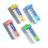 Doms Extra Long Dust Free Coloured Eraser   - 10 Pcs