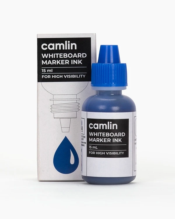 Camlin  White Board Marker Ink Blue Colour 15ml  - 1 Pcs, Blue