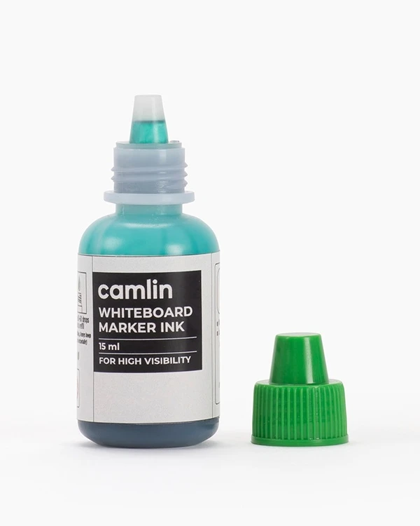 Camlin amlin  White Board Marker Ink Green Colour 15ml  - 10 Pcs, Green