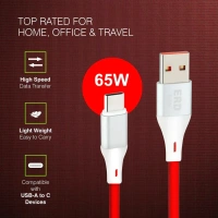 ERD USB C Metal Data Cable 65w 1 Meter UC-241