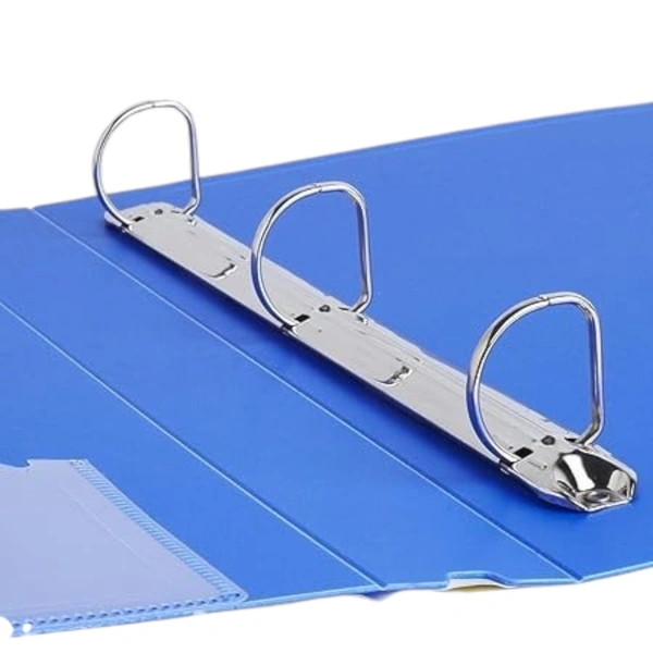 Securex A4 Size 3D Ring Binder 25mm Steel Clip ( 3D-001 ) - 1 Piece, Blue