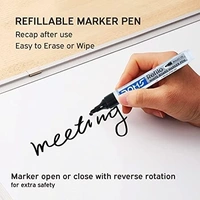 Doms Refilo White Board Marker Pen Black - Black