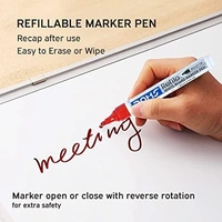 Doms Refilo White Board Marker Pen Red - Red
