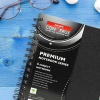 Luxor 5 Subject Notebook Single Ruled Size A5  Pages 300