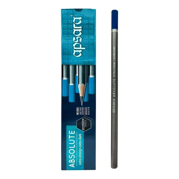 Apsara Absolute extra strong & extra dark Premium Pencils Pack of 10 Piece