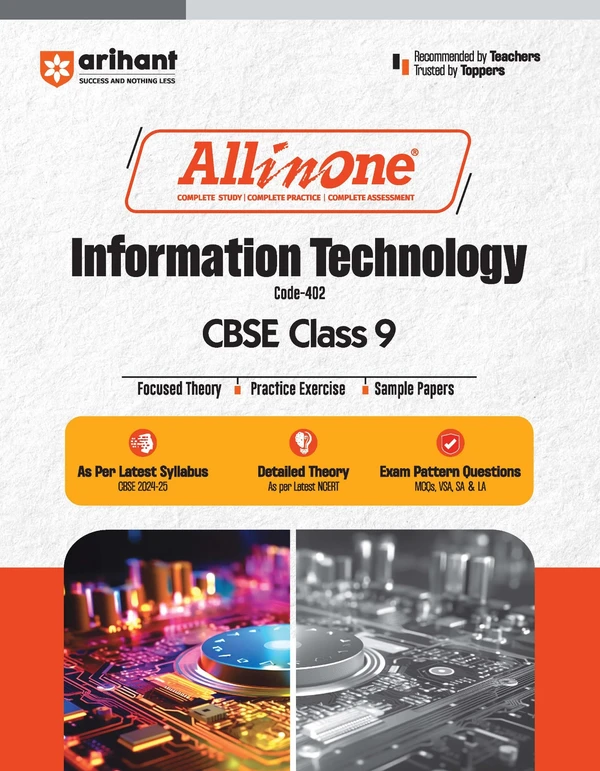 Arihant Pub. Arihant all in one Information Technology Class 9  CBSE Examination 2024 - 25