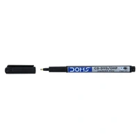 Doms CD-DVD/OHP Marker Pen - Pack of 10 Piece, Black
