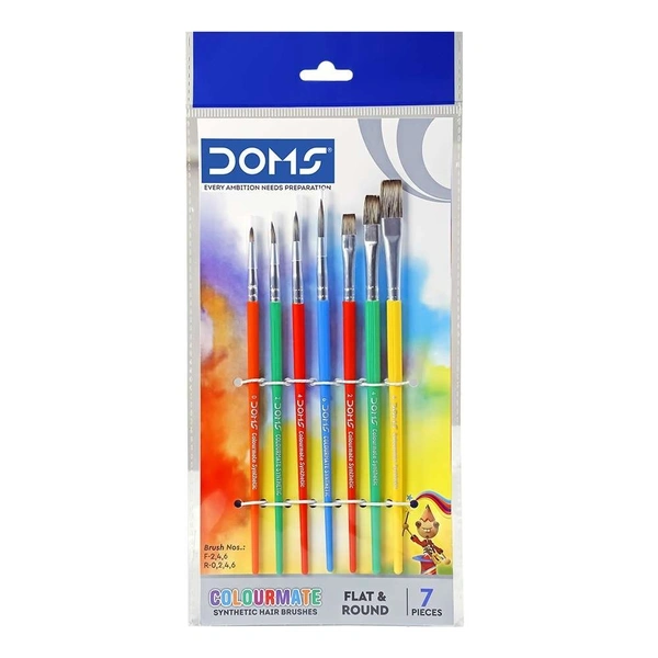 Doms Colour Mate Synthetic Hair Set of 7