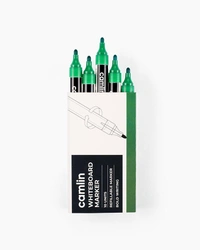 Camlin Whiteboard Marker Green Pack of 10 Piece - Pack of 10 Piece, Green