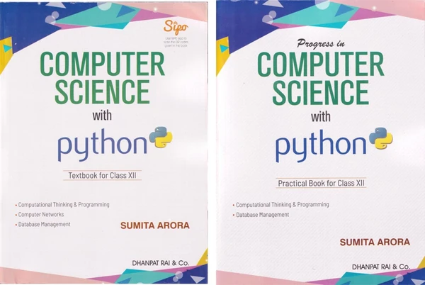 Dhanpat Rai Computer Science with Python By  Sumita Arora  Class 12 CBSE Examination 2024 - 25