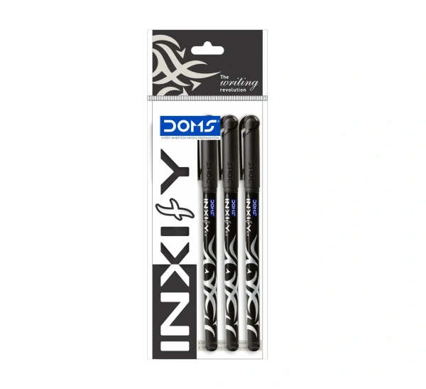 Doms Inxift Ball Pen  - 5 Pieces, Black
