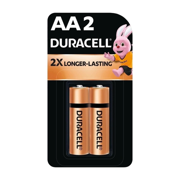 Duracell Battery 2X Longer Lasting AA2 Batteries Pack of 2