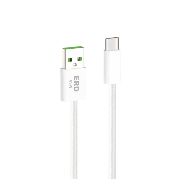 ERD USB C Braided Data Cable 65W 1 Meter UC-194 - 