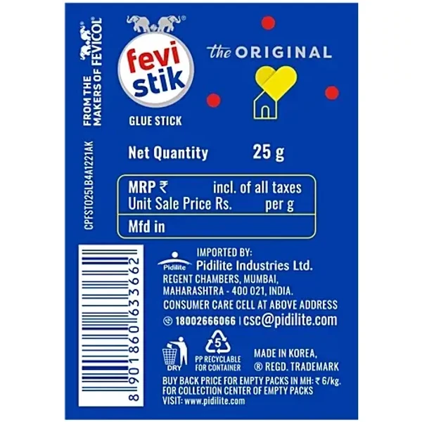 Pidilite Fevi stik & Glue stick 25 gram