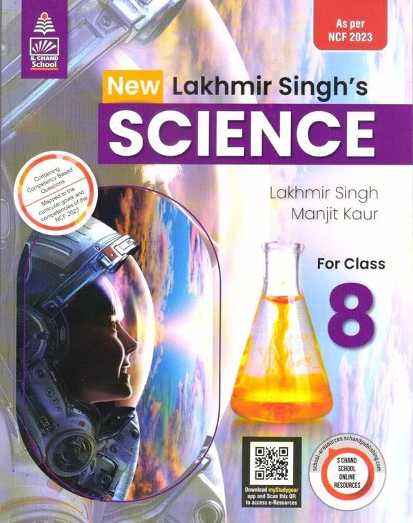 S Chand Science By Lakhmir Singh Manjit Kaur Class 8  Edition 2024 - 