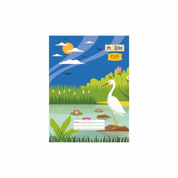 Lotus Plus Notebook Soft Cover Math & Medium square 3mm Copy 18x24cms Pages 120 - 120