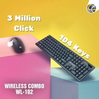 LAPCARE Lapcare Wireless Combo 2.4G Wireless Keyboard & Mouse Model No. WL-102