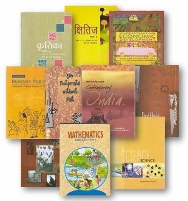NCERT Books Sets for Class 10 English Medium with Hindi Kritika & Kshitij NCERT / CBSE  Book Latest Edition