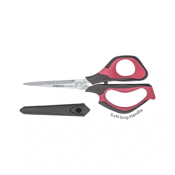 Kangaro Munix Scissors PL3173C / 184mm - 1 Piece, 7.2 inch, Pink