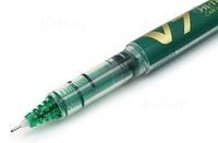 Pilot V7 Hi Tecpoint Cartridge System Roller Ball Pen Green - 1 Piece, Green
