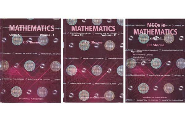 Dhanpat Rai Mathematics By R.D. Sharma Volume 1 & 2 MCQ Class 12  CBSE Examination 2024 - 25