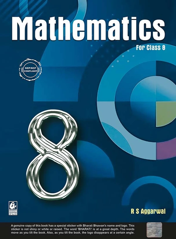 Bharati Bhawan Mathematics By R.S. Aggarwal 8 Edition 2024