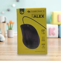 ZEBRONICS Zebronics ZEB ALEX USB Optical Mouse 1200 DPI