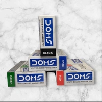 Doms White Board Marker Pen Black, Blue, Red, Green 40 Piece Sets